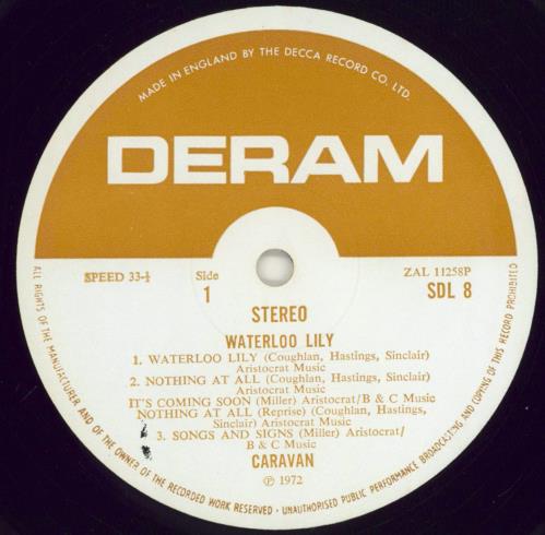 Caravan Waterloo Lily - 1st vinyl LP album (LP record) UK CAVLPWA771723