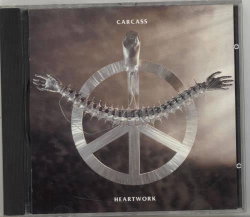 Carcass Heartwork CD album (CDLP) UK CU5CDHE701026