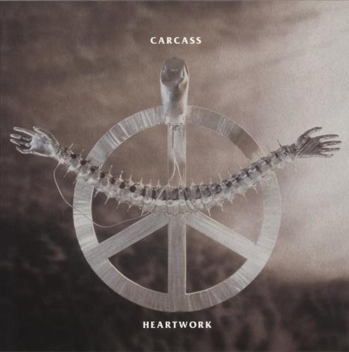 Carcass Heartwork vinyl LP album (LP record) UK CU5LPHE866294