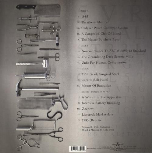 Carcass Surgical Steel - Complete Edition 2-LP vinyl record set (Double LP Album) German CU52LSU866295