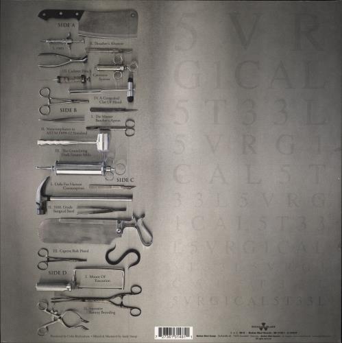 Carcass Surgical Steel 2-LP vinyl record set (Double LP Album) German CU52LSU781098