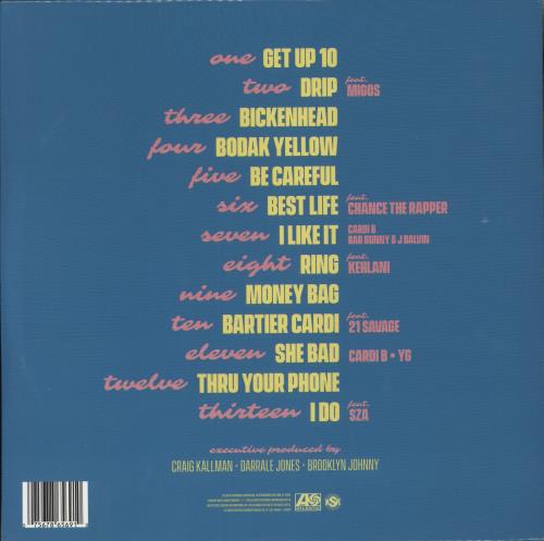 Cardi B Invasion Of Privacy - Sealed 2-LP vinyl record set (Double LP Album) US 4F82LIN878143