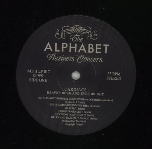 Cardiacs Heaven Born And Ever Bright vinyl LP album (LP record) UK AIALPHE811791