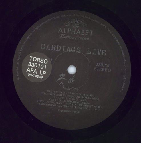 Cardiacs Live - UK issue with Dutch Stickers vinyl LP album (LP record) Dutch AIALPLI804710
