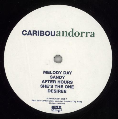 Caribou Andorra - EX vinyl LP album (LP record) German CR5LPAN877575