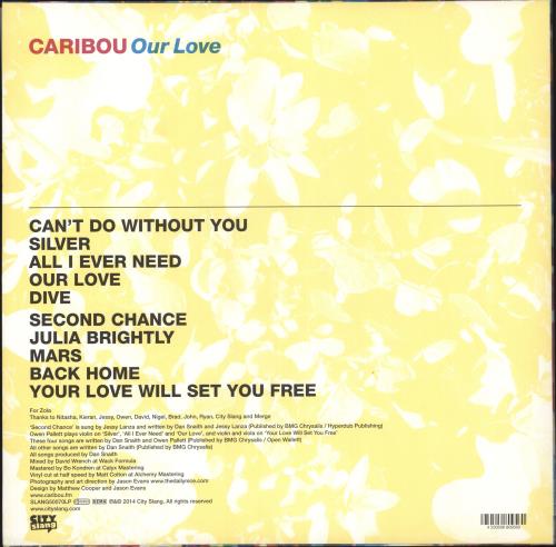 Caribou Our Love - 180gm vinyl LP album (LP record) UK CR5LPOU735182