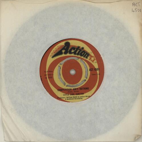 Carl Carlton Competition Ain't Nothing 7" vinyl single (7 inch record / 45) UK CB007CO683247