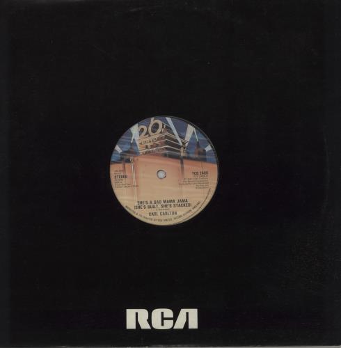 Carl Carlton She's A Bad Mama Jama (She's Built, She's Stacked) 12" vinyl single (12 inch record / Maxi-single) US CB012SH659936