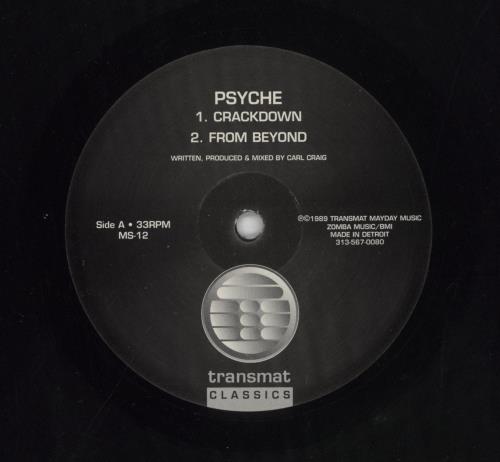 Carl Craig Crackdown 12" vinyl single (12 inch record / Maxi-single) US F3-12CR853581