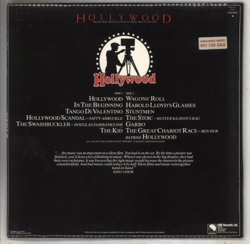 Carl Davis Hollywood - Hype stickered vinyl LP album (LP record) UK C4TLPHO738161