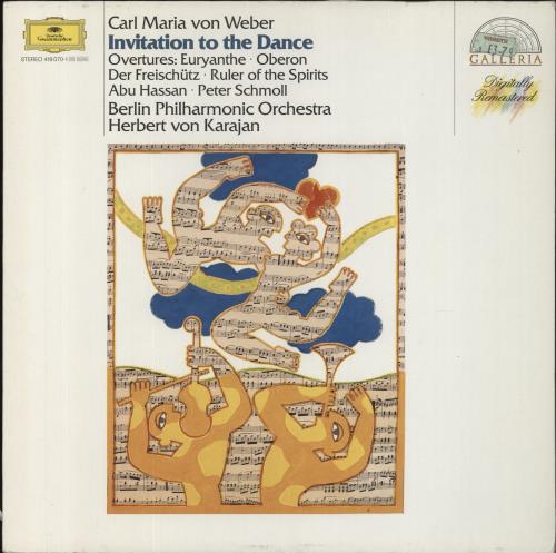 Carl Maria Von Weber Carl Maria Von Weber: Aufforderung Zum Tanz. Ouvert�ren vinyl LP album (LP record) German C42LPCA856481