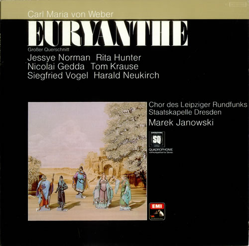 Carl Maria Von Weber Euryanthe - Quadrophonic vinyl LP album (LP record) German C42LPEU532790