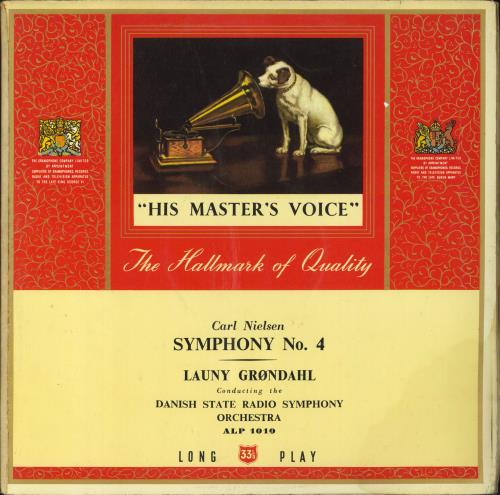 Carl Nielsen Symphony No. 4 vinyl LP album (LP record) UK C52LPSY793520