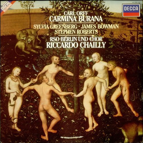 Carl Orff Carmina Burana vinyl LP album (LP record) UK OB6LPCA534951