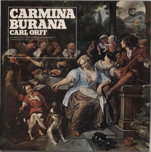 Carl Orff Carmina Burana vinyl LP album (LP record) UK OB6LPCA766751