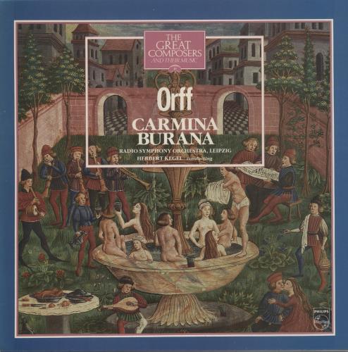 Carl Orff Carmina Burana vinyl LP album (LP record) UK OB6LPCA876087