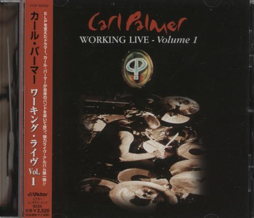 Carl Palmer Working Live - Volume 1 CD album (CDLP) Japanese C/PCDWO865508