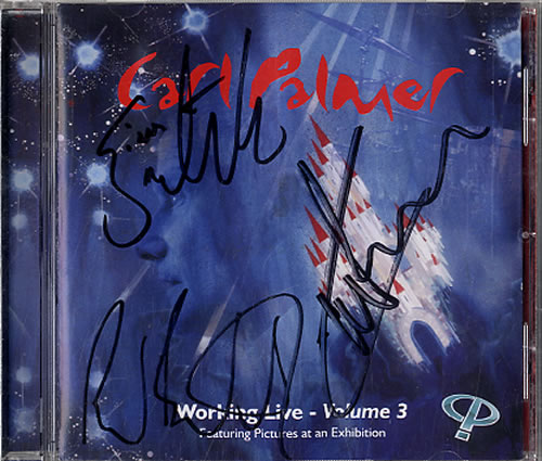 Carl Palmer Working Live - Volume 3 CD album (CDLP) UK C/PCDWO589447