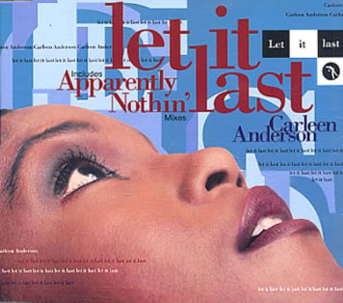 Carleen Anderson Let It Last 2-CD single set (Double CD single) UK RLE2SLE337937
