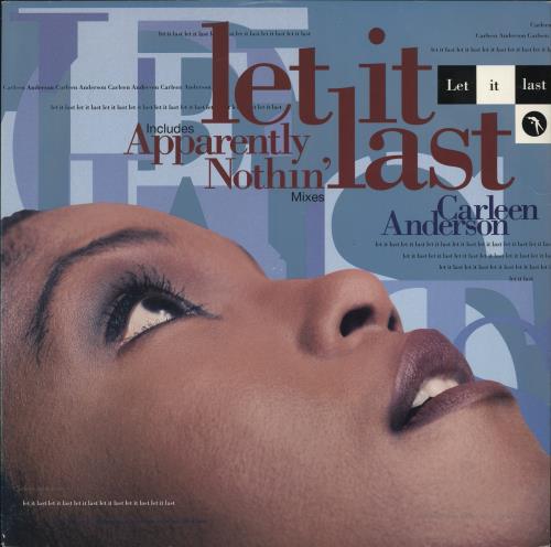 Carleen Anderson Let It Last 12" vinyl single (12 inch record / Maxi-single) UK RLE12LE773556