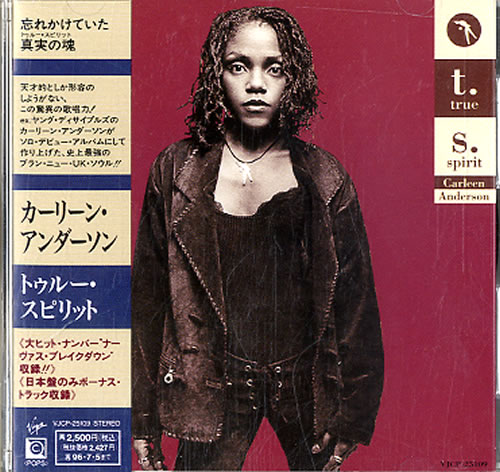 Carleen Anderson True Spirit CD album (CDLP) Japanese RLECDTR618171