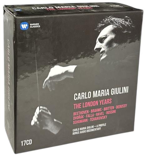 Carlo Maria Giulini The London Years CD Album Box Set UK IZSDXTH885345
