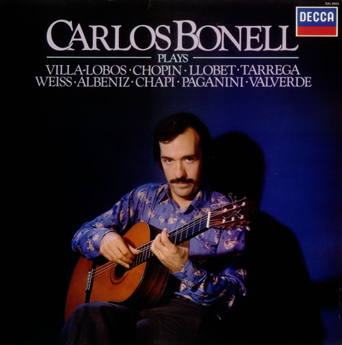 Carlos Bonell Plays Guitar Showpieces vinyl LP album (LP record) UK C5TLPPL536752