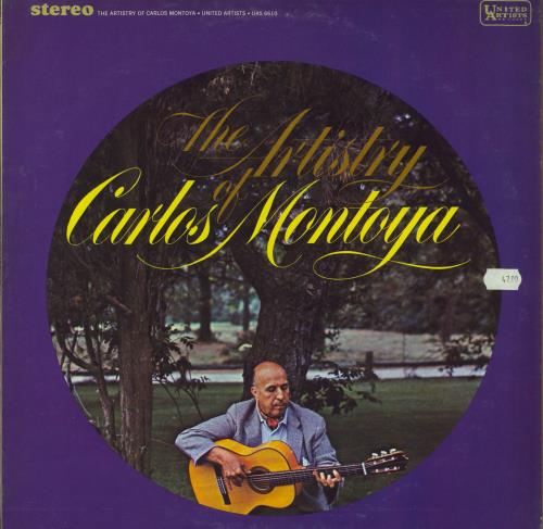 Carlos Montoya The Artistry Of Carlos Montoya vinyl LP album (LP record) US F6TLPTH804861