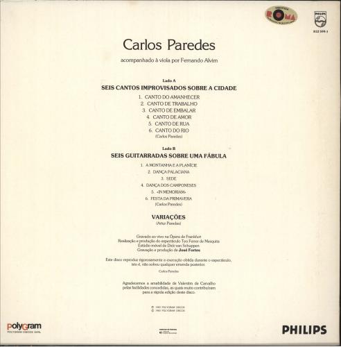 Carlos Paredes Concerto Em Frankfurt vinyl LP album (LP record) Portuguese 0Z7LPCO738494