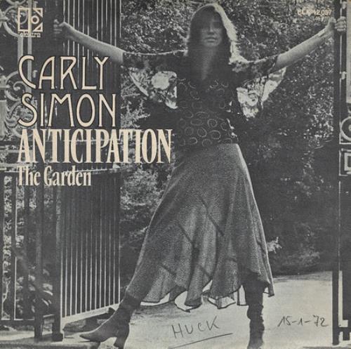 Carly Simon Anticipation 7" vinyl single (7 inch record / 45) German CAL07AN212477