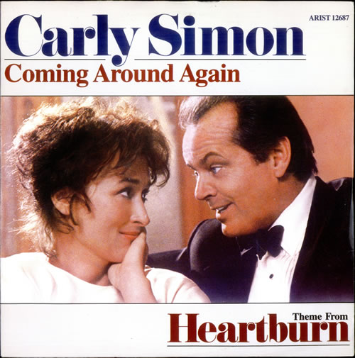 Carly Simon Coming Around Again 12" vinyl single (12 inch record / Maxi-single) UK CAL12CO131111