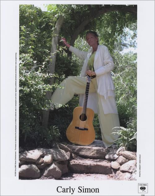 Carly Simon Into White media press pack US CALPPIN437241