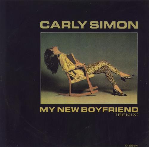 Carly Simon My New Boyfriend 12" vinyl single (12 inch record / Maxi-single) UK CAL12MY183861