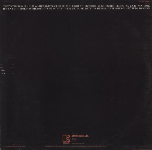 Carly Simon The Best Of Carly Simon + Lyric Inner vinyl LP album (LP record) UK CALLPTH519558