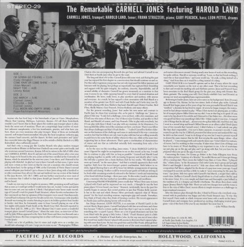 Carmell Jones The Remarkable Carmell Jones - 180gm - Sealed vinyl LP album (LP record) UK C56LPTH864575