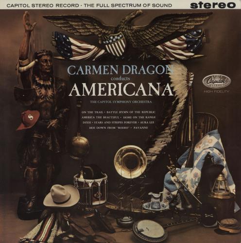 Carmen Dragon Americana! vinyl LP album (LP record) UK I6YLPAM759170