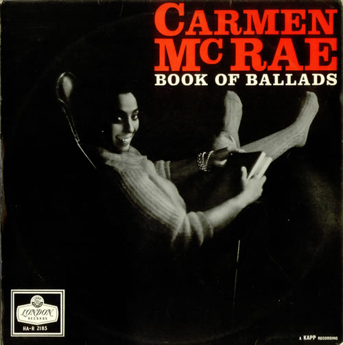 Carmen McRae Book Of Ballads vinyl LP album (LP record) UK C-MLPBO535162