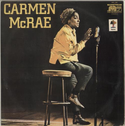Carmen McRae Carmen McRae vinyl LP album (LP record) Brazilian C-MLPCA707556