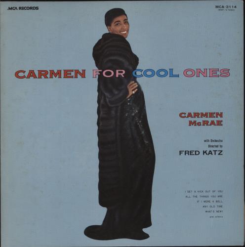 Carmen McRae Cool Ones vinyl LP album (LP record) Japanese C-MLPCO873812