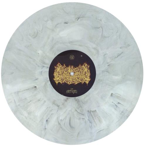 Carnal Tomb Descend / Shrouds In The Mist - Grey Marbel Vinyl vinyl LP album (LP record) German 466LPDE794547