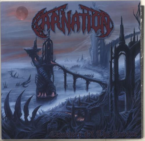 Carnation Cemetery of the Insane - Blue Vinyl 12" vinyl single (12 inch record / Maxi-single) German Q5512CE708367