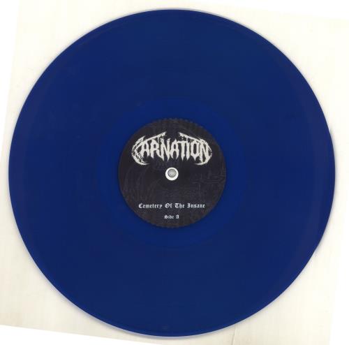 Carnation Cemetery of the Insane - Blue Vinyl 12" vinyl single (12 inch record / Maxi-single) German Q5512CE708367