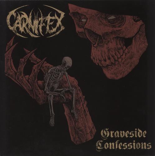 Carnifex Graveside Confessions - Clear with Red and Black Splatter Vinyl 2-LP vinyl record set (Double LP Album) US 6MV2LGR884243