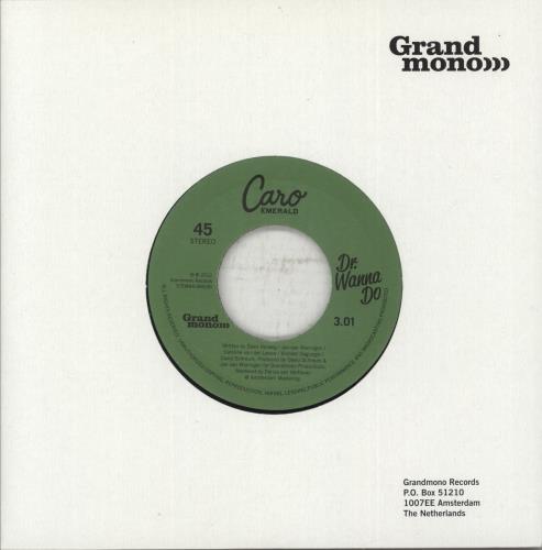 Caro Emerald Dr. Wanna Do 7" vinyl single (7 inch record / 45) Dutch 3C507DR864582