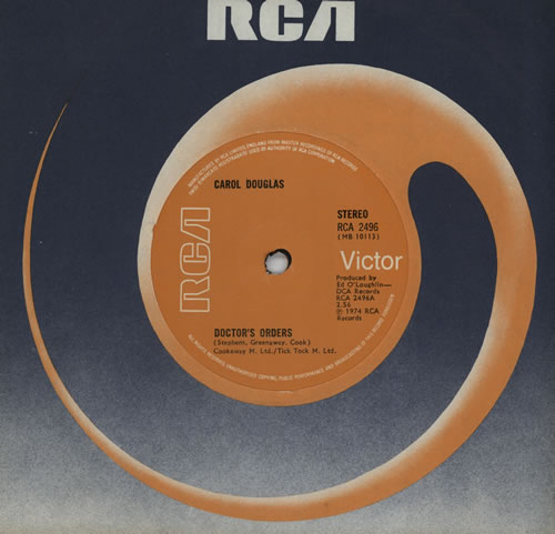 Carol Douglas Doctor's Order 7" vinyl single (7 inch record / 45) UK CAD07DO573496