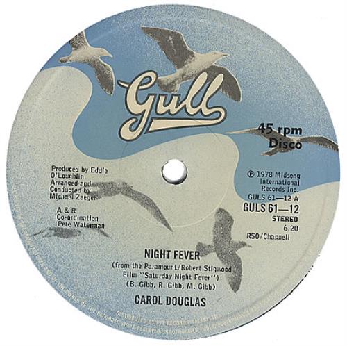 Carol Douglas Night Fever 12" vinyl single (12 inch record / Maxi-single) UK CAD12NI394349