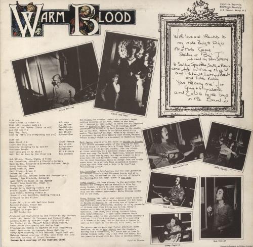 Carol Grimes Warm Blood vinyl LP album (LP record) UK CG-LPWA591328