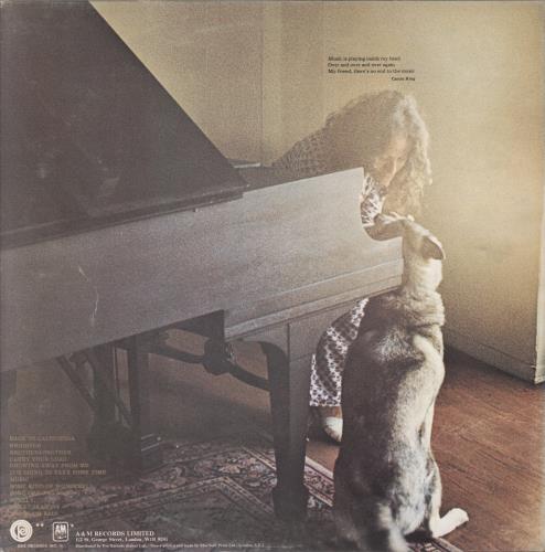 Carole King Carole King Music - 1st - Translucent Vinyl vinyl LP album (LP record) UK CRLLPCA824584