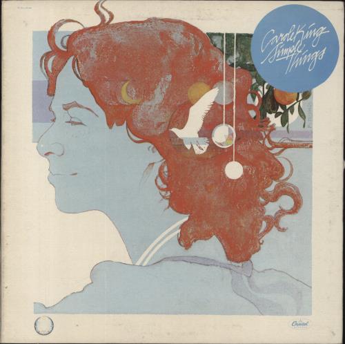 Carole King Simple Things - EX vinyl LP album (LP record) Italian CRLLPSI831935