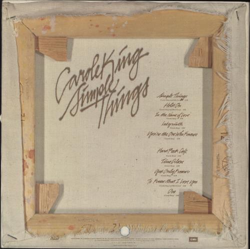 Carole King Simple Things - EX vinyl LP album (LP record) Italian CRLLPSI831935
